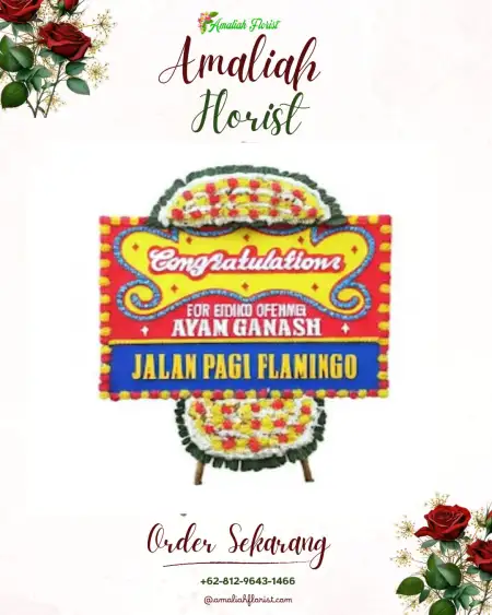 Sewa Papan Bunga Krokeh